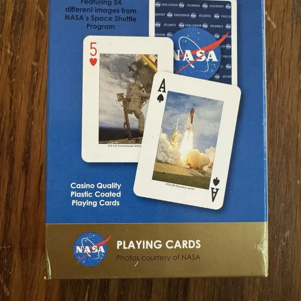 NASA Space Shuttle Exploration Playing Cards‎ 54 Images New Sealed Italy 2008